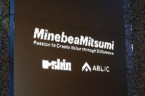 Minebea Mitsumi signage and logo